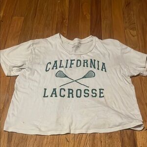 White Kids Lacrosse T-Shirt